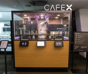 Cafe X kiosk at Terminal 3 Arrivals Level