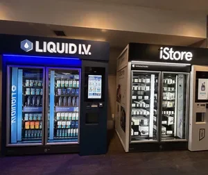 Liquid IV vending machine at SFO