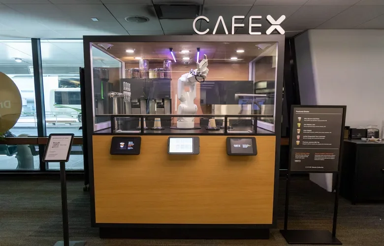 Cafe X kiosk at Terminal 3 Arrivals Level